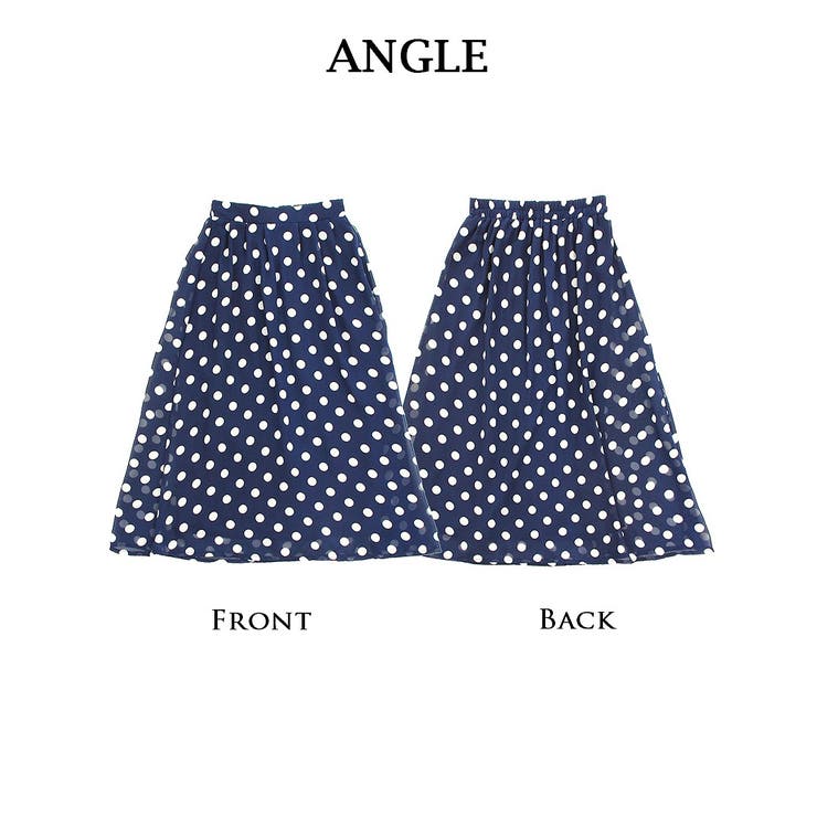 キャバスカート ポルカドット柄 ドット | Rvate | 詳細画像9 