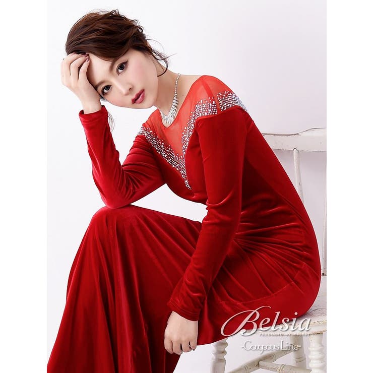 LA直輸入] 入り交じっ 贅沢ビジューノースリーブボリュームチュールA  