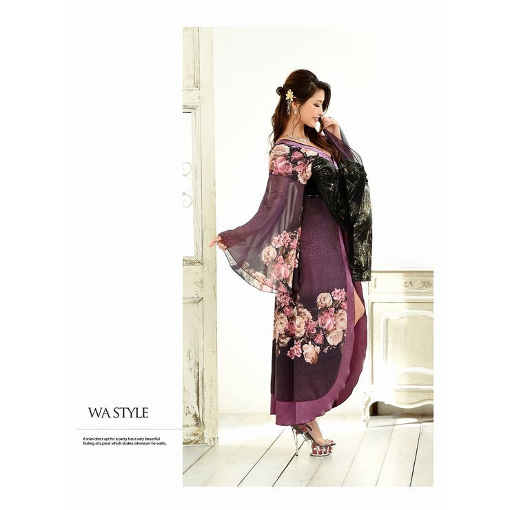 キャバドレス 和柄 花魁[品番：RV000007430]｜Ryuyu（リューユ