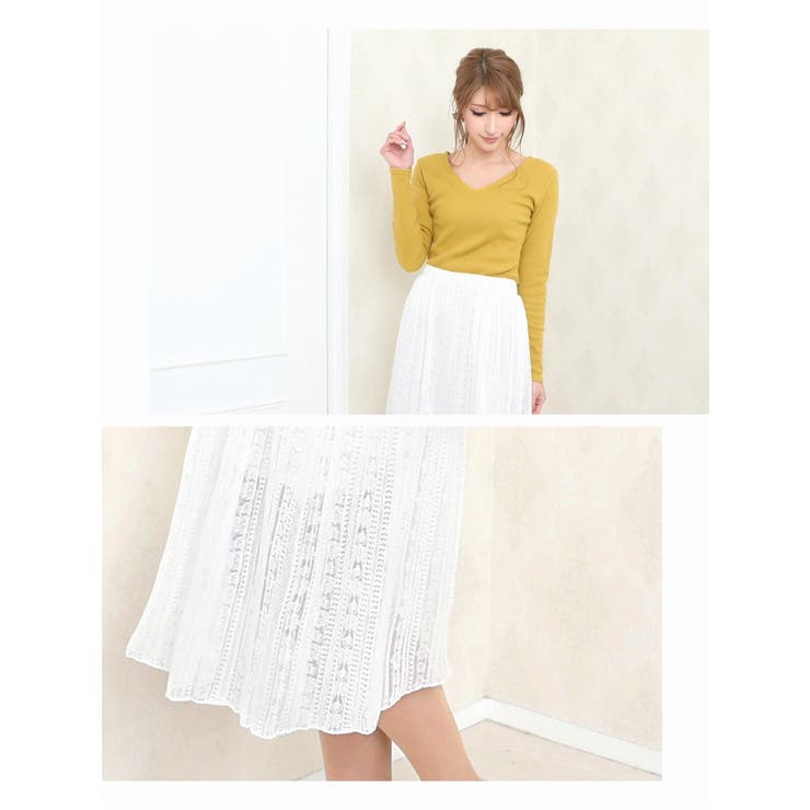 キャバスカート レース ミディ丈 | Rvate | 詳細画像3 