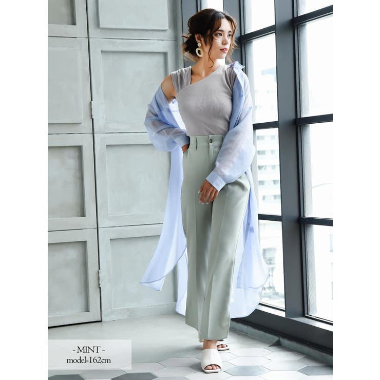 ロングパンツ センタープレス ロングパンツ | Rvate | 詳細画像2 