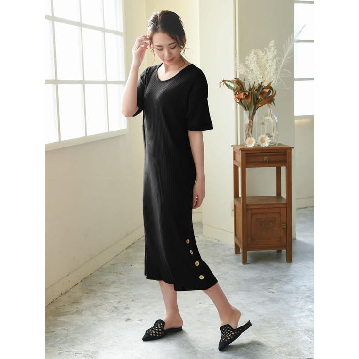 ブラック | ワンピース キャバドレス ロングワンピ | Rvate