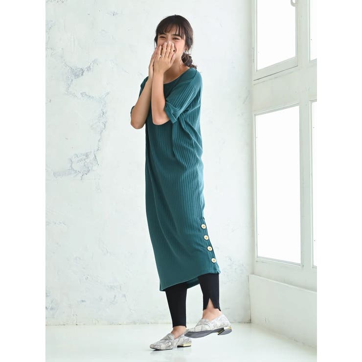 グリーン | ワンピース キャバドレス ロングワンピ | Rvate
