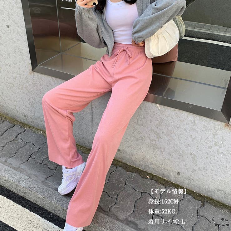 ワイドパンツ プリーツリラックス ゆったりリラックスガウチョ