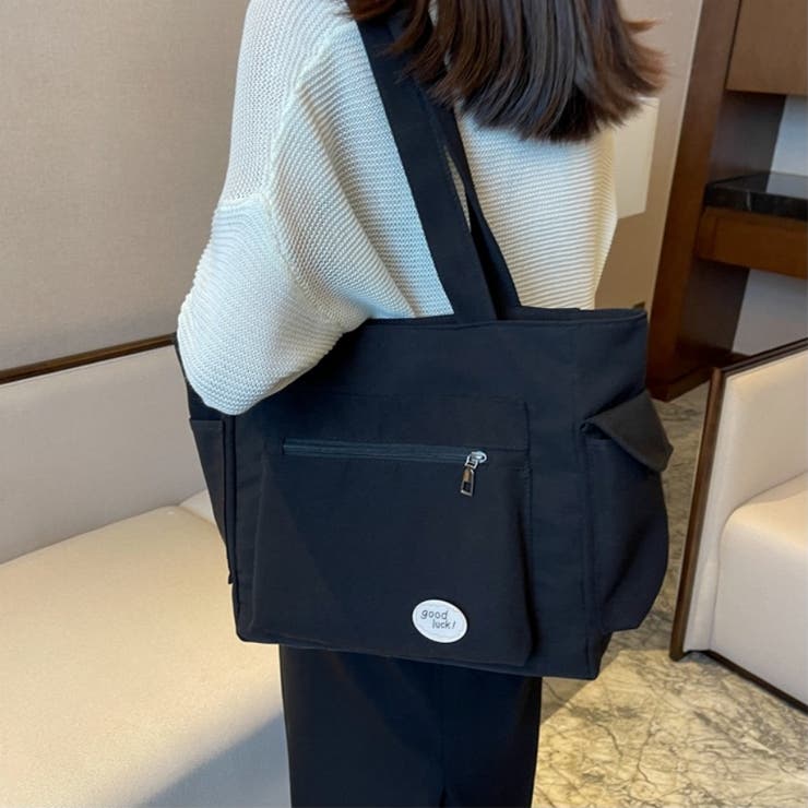 トートバッグ キャンバスバッグ ショルダーバッグ大きめ[品番