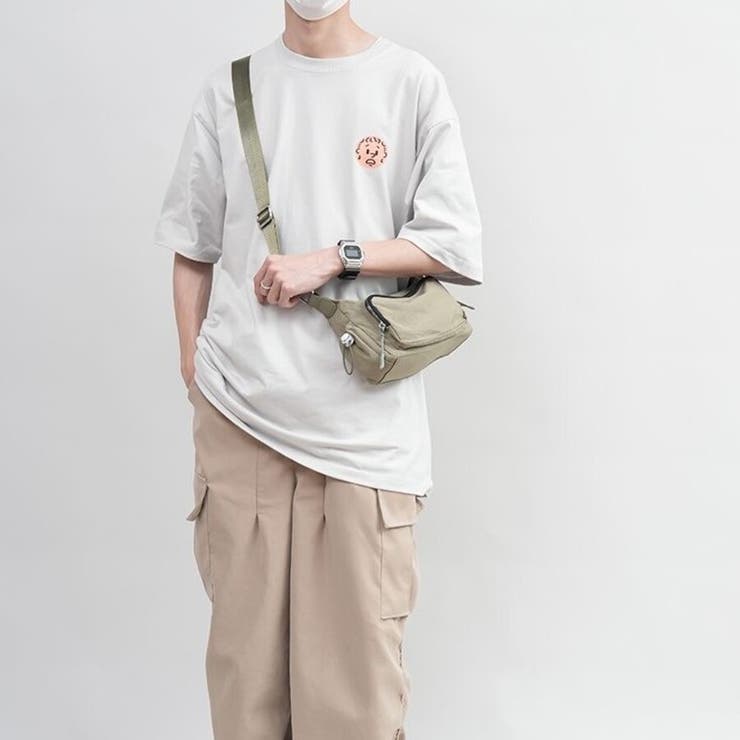 多収納 軽量ナイロンショルダーバッグ ファスナーポケット付き 男女兼用 | Beststore | 詳細画像10 