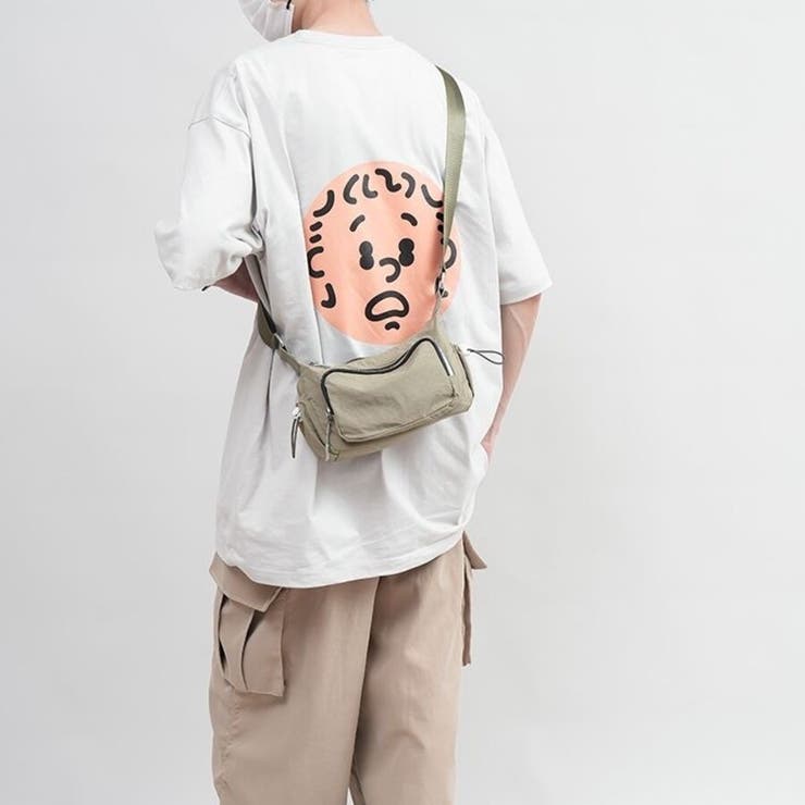 多収納 軽量ナイロンショルダーバッグ ファスナーポケット付き 男女兼用 | Beststore | 詳細画像11 