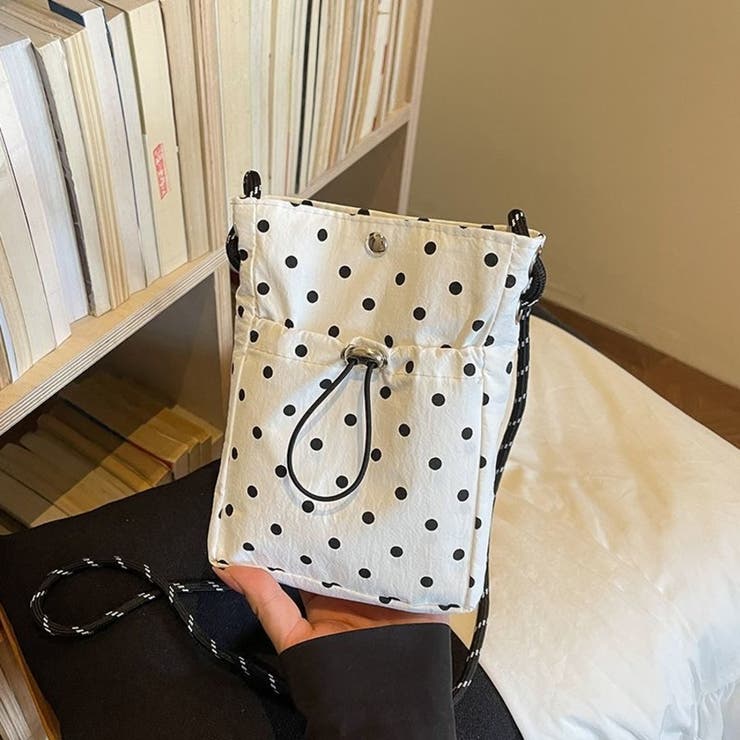 巾着ミニショルダーバッグ サコッシュ ドローストリング 軽量  | Beststore | 詳細画像31 