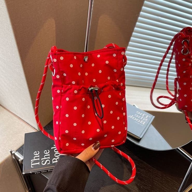 巾着ミニショルダーバッグ サコッシュ ドローストリング 軽量  | Beststore | 詳細画像33 