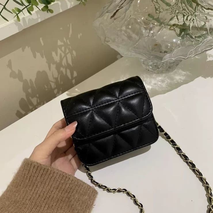 トライアングル キルティング ミニショルダーバッグ | Beststore | 詳細画像8 