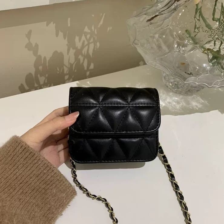 トライアングル キルティング ミニショルダーバッグ | Beststore | 詳細画像9 
