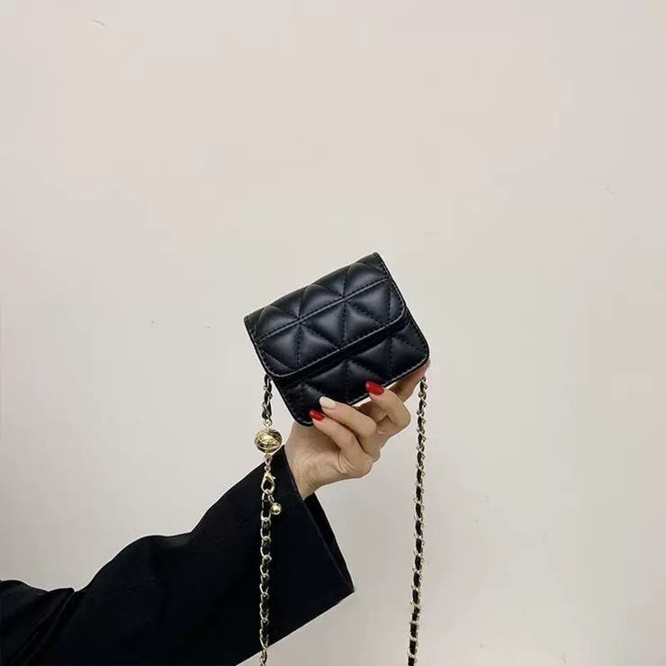 トライアングル キルティング ミニショルダーバッグ | Beststore | 詳細画像6 