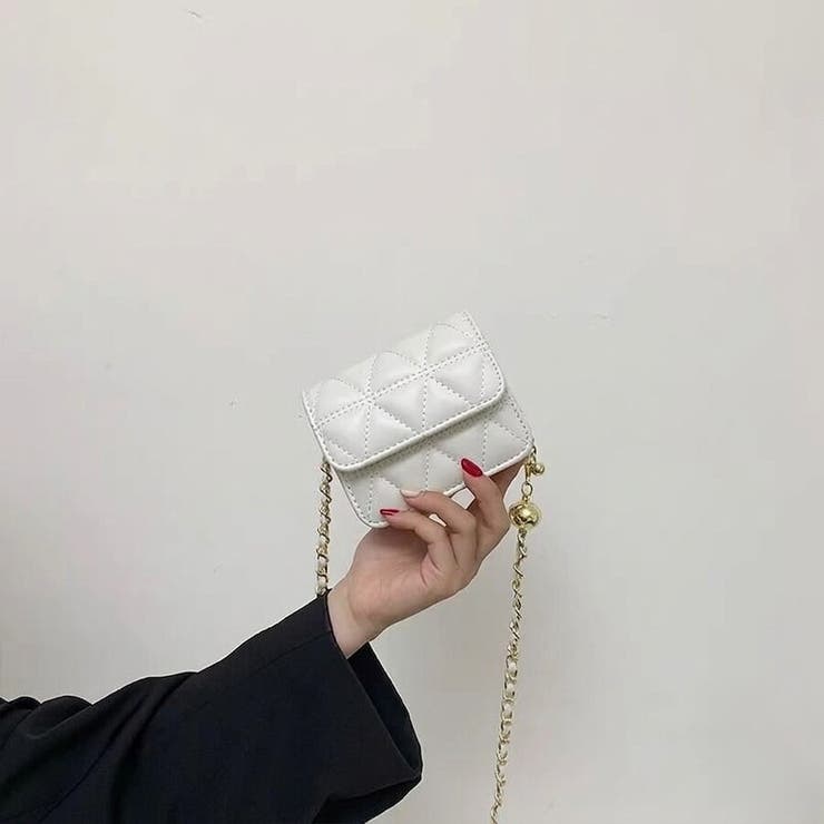 トライアングル キルティング ミニショルダーバッグ | Beststore | 詳細画像7 