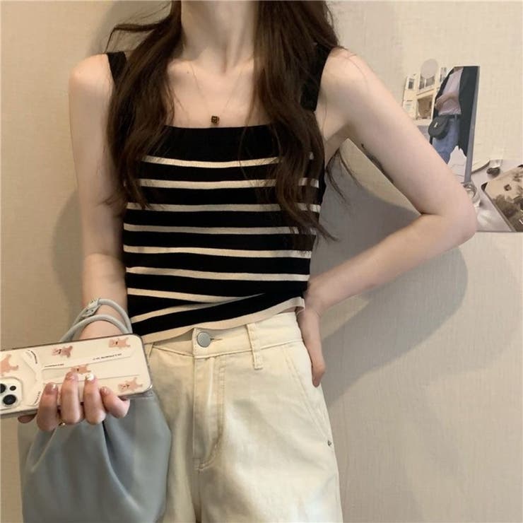 ニットキャミソール ビスチェ タンクトップ | Beststore | 詳細画像6 