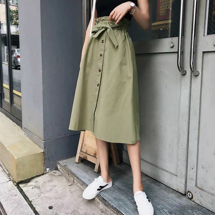 レディースファッション通販 ハイウエストひざ丈スカート ロングスカート 品番 Bsrw Beststore ベストストア のレディース ファッション通販 Shoplist ショップリスト