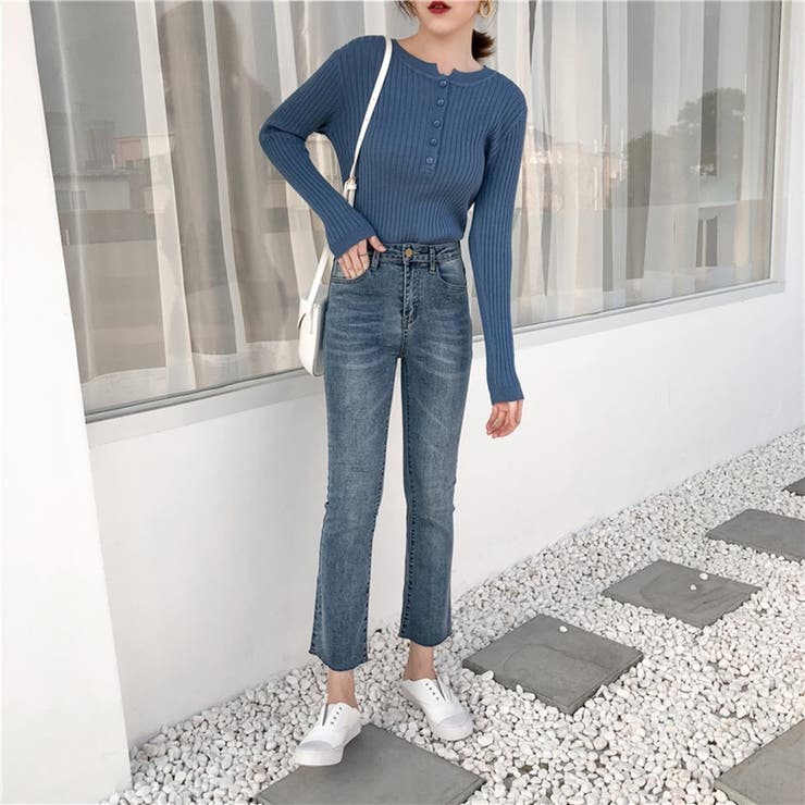 レディースファッション通販 レディースファッション リブニットトップス | Beststore | 詳細画像4 