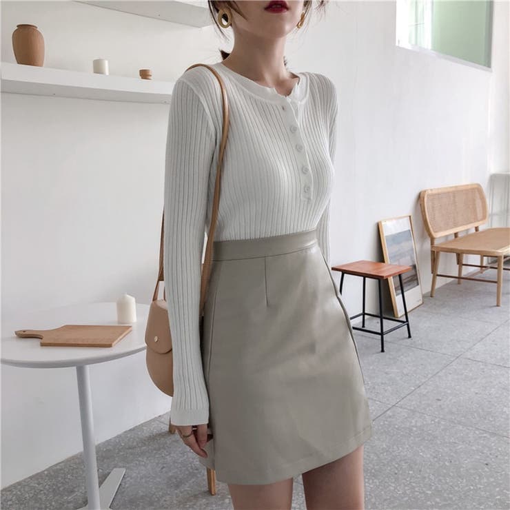 レディースファッション通販 レディースファッション リブニットトップス | Beststore | 詳細画像5 