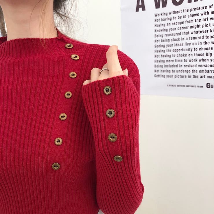 リブニット インナーニット カットソー | Beststore | 詳細画像6 