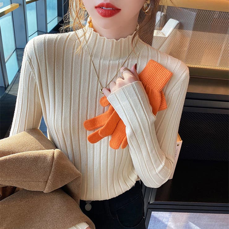 トップス リブニット 長袖 | Beststore | 詳細画像2 