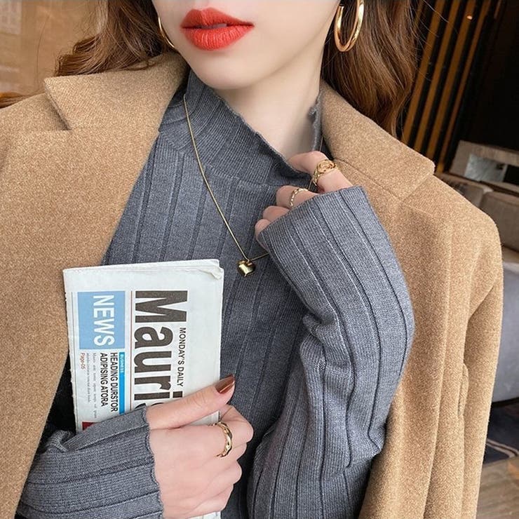 トップス リブニット 長袖 | Beststore | 詳細画像4 