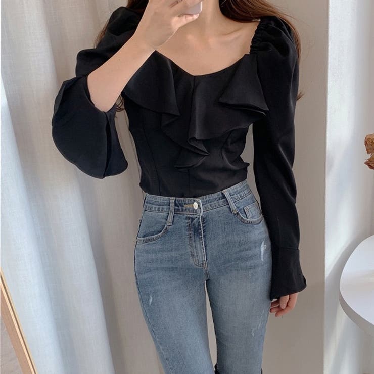 長袖 ブラウス フリル襟 | Beststore | 詳細画像2 