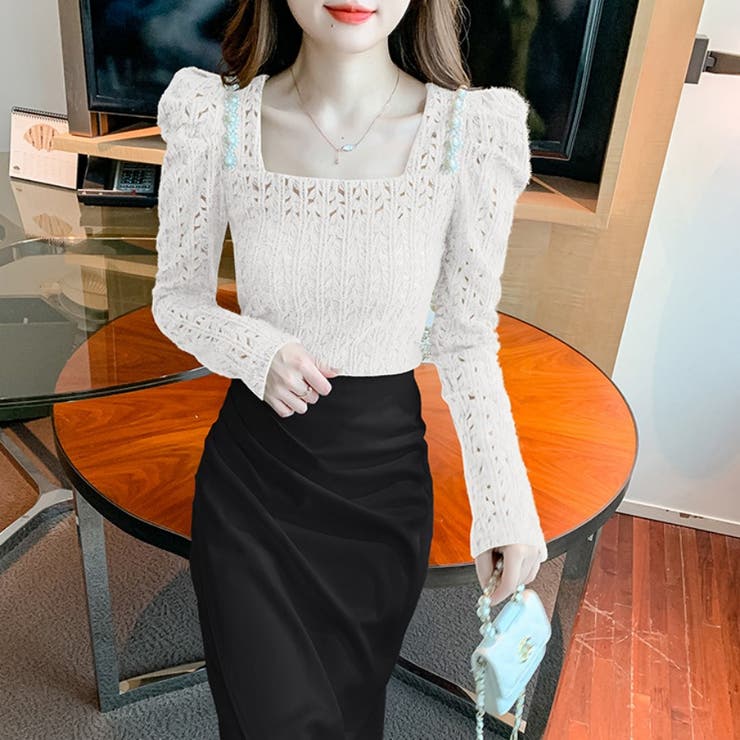 総レース ブラウス 長袖 | Beststore | 詳細画像7 