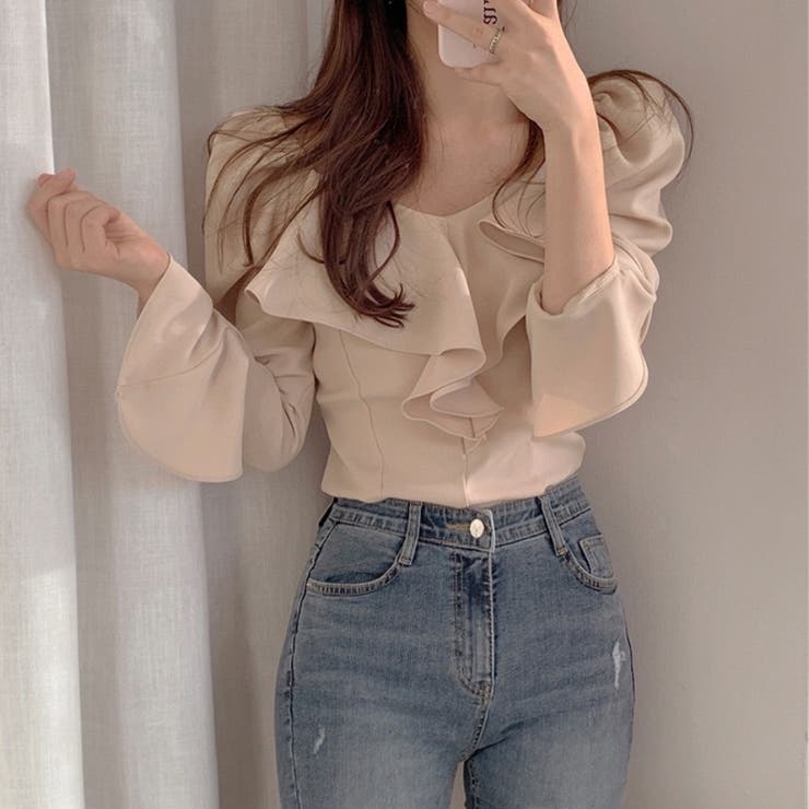 フリル襟 ブラウス トップ | Beststore | 詳細画像3 