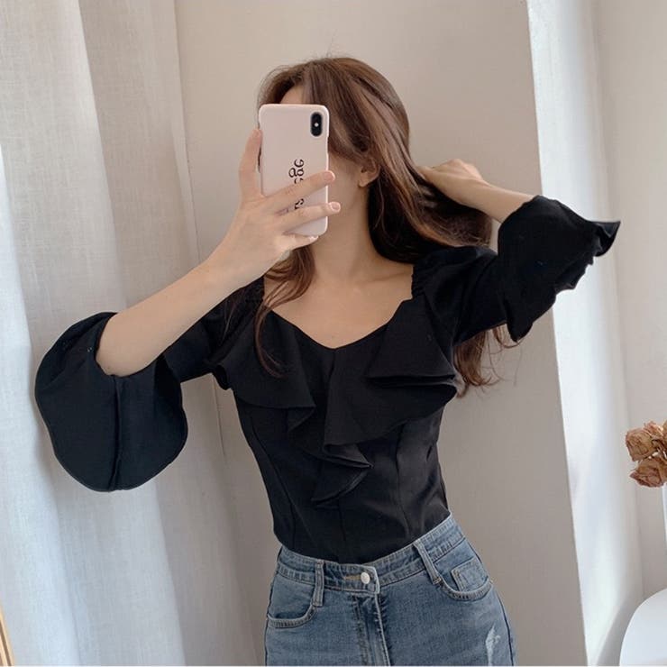 フリル襟 ブラウス トップ | Beststore | 詳細画像7 