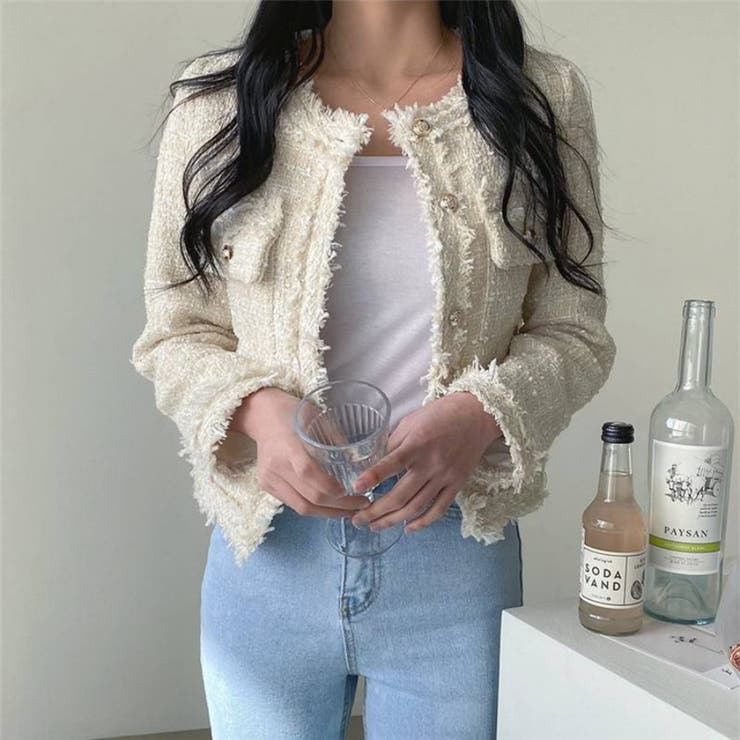 ツイード風 ジャケット 春秋 | Beststore | 詳細画像6 