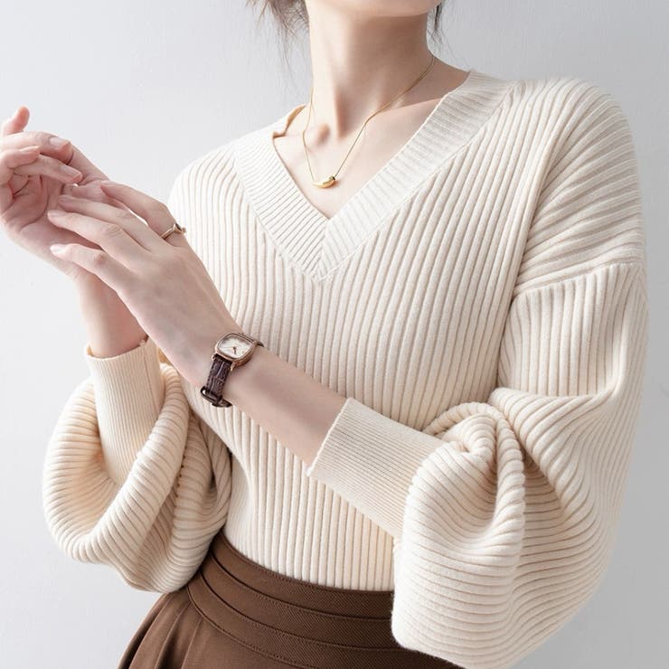 トップス ニット vネック | Beststore | 詳細画像2 