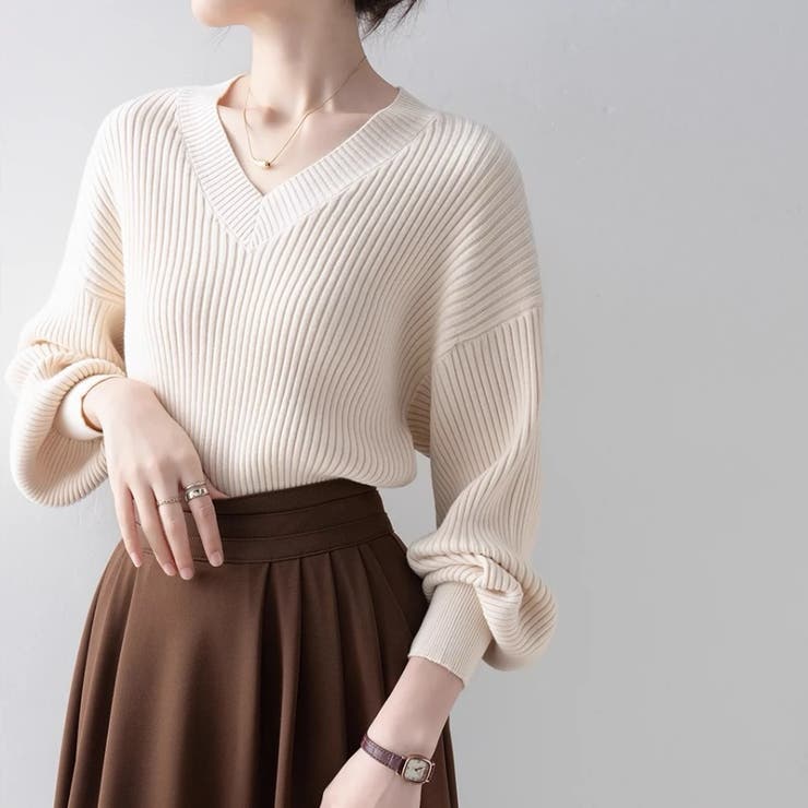 トップス ニット vネック | Beststore | 詳細画像3 