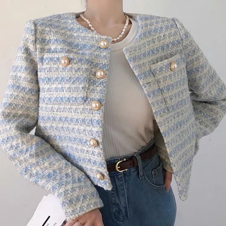 訳あってお買い得！30～80％OFF ツイード風 春服[品番：BSRW0000869]｜Beststore ジャケット ジャケット・アウター