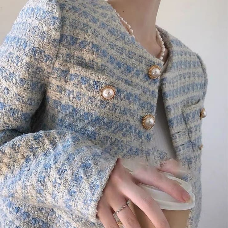 <美品>TAGLIATORE モノトーン 春夏ツイード ジャケット サイズ48 TAGLIATORE（タリアトーレ）正規取扱店 公式通販｜Cento trenta