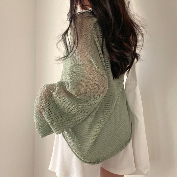 CLOCHE(クロッシェ)ケープニット ジップ ケープ　 チャコール 大人 可愛い 服 CLOCHE(クロッシェ)ケープニット ジップ ケープ
