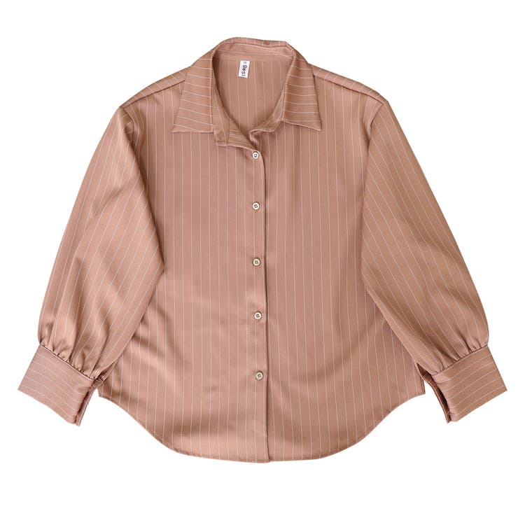 「新色追加」【全９色】ストライプ スキッパーシャツ ブラウス | Beststore | 詳細画像76 
