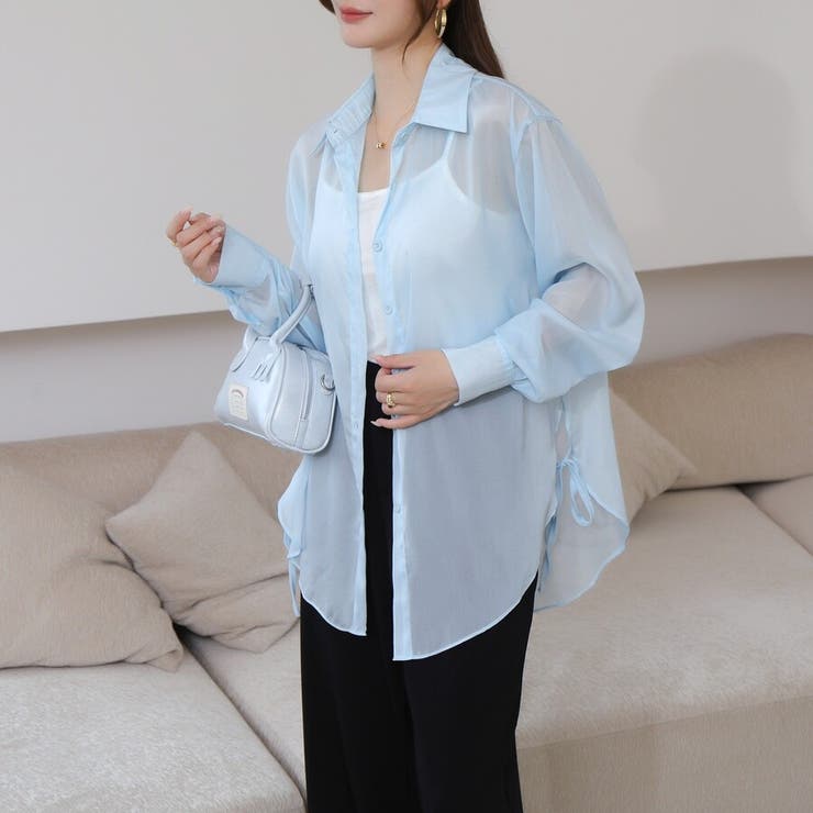 シアーシャツ ブラウス レディース | Beststore | 詳細画像11 