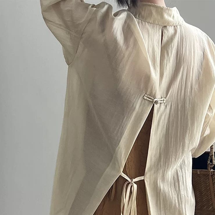 シアーシャツ ブラウス バックデザイン レディース | Beststore | 詳細画像21 