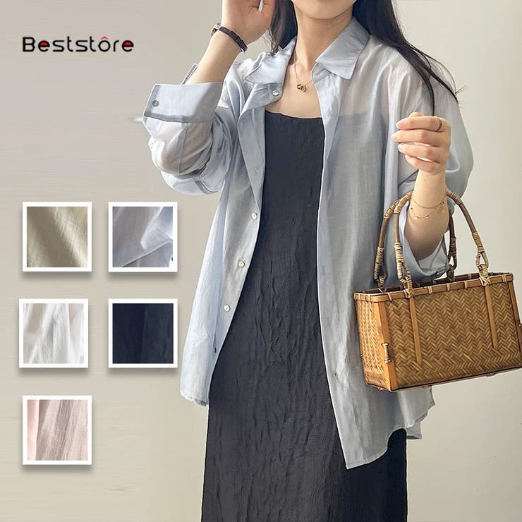 シアーシャツ ブラウス バックデザイン レディース | Beststore | 詳細画像23 