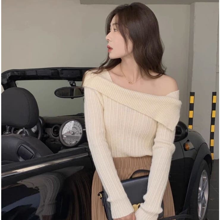 ケープカラーニットセーター 長袖秋冬春 | Beststore | 詳細画像15 