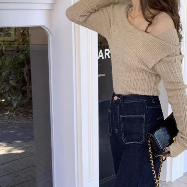 ケープカラーニットセーター 長袖秋冬春 | Beststore | 詳細画像3 