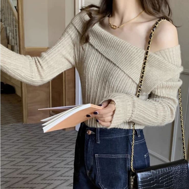 ケープカラーニットセーター 長袖秋冬春 | Beststore | 詳細画像6 