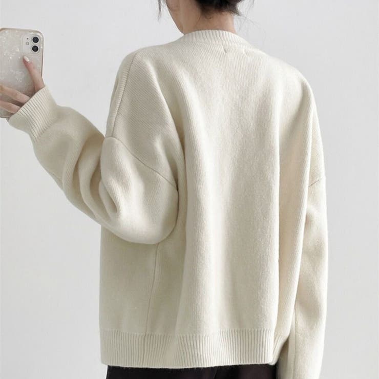 クルーネックボタンカーディガン 長袖 レディース | Beststore | 詳細画像17 