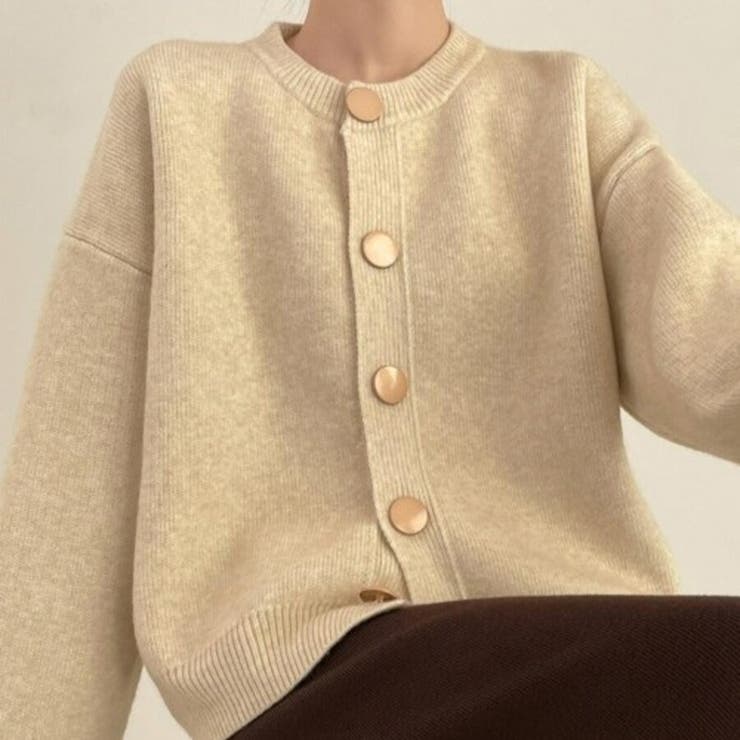 クルーネックボタンカーディガン 長袖 レディース | Beststore | 詳細画像20 