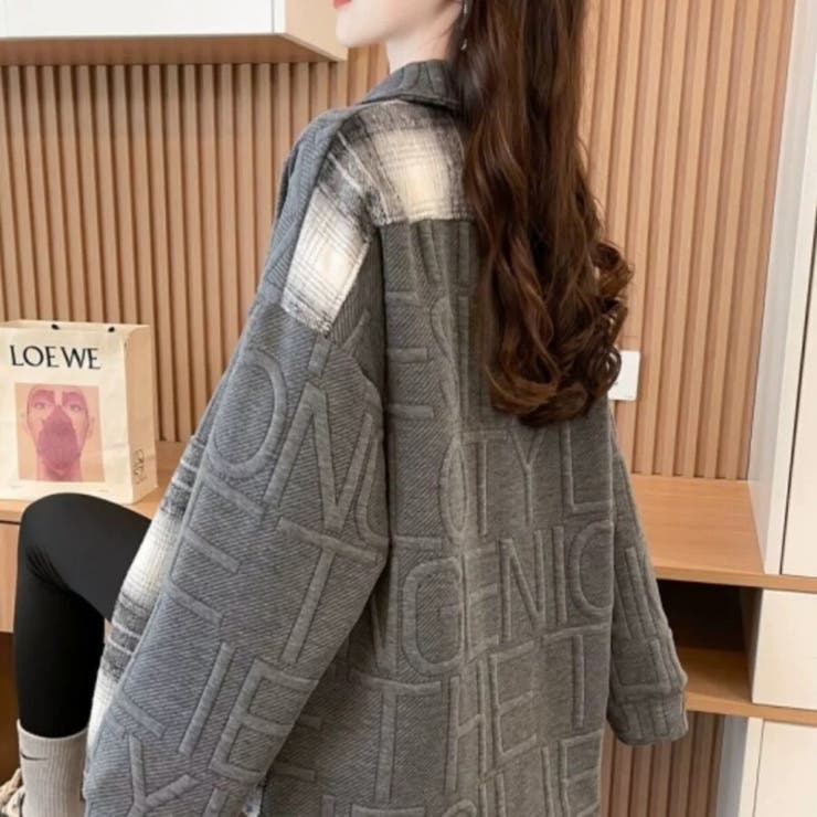 異素材切替 スウェットシャツジャケット | Beststore | 詳細画像8 