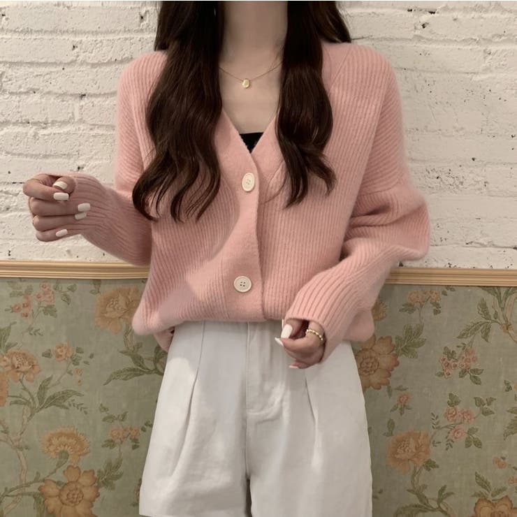 フェミニン ニットカーディガン ゆったり レディース | Beststore | 詳細画像18 