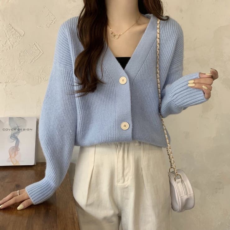 フェミニン ニットカーディガン ゆったり レディース | Beststore | 詳細画像24 