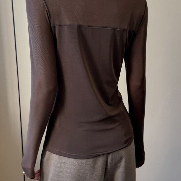 【トレンド感抜群】シアードッキング クルーネック 長袖カットソー | Beststore | 詳細画像5 