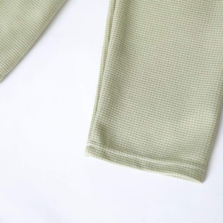 【シンプルでこなれ感】ワッフル素材 キーネック長袖プルオーバー ゆったりシルエッ… | Beststore | 詳細画像35 