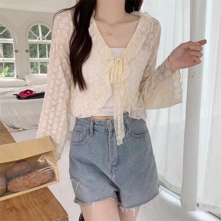 レース カーディガン シアー | Beststore | 詳細画像5 