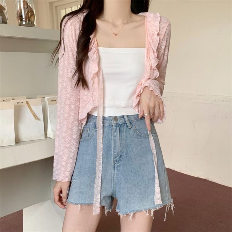 レース カーディガン シアー | Beststore | 詳細画像7 